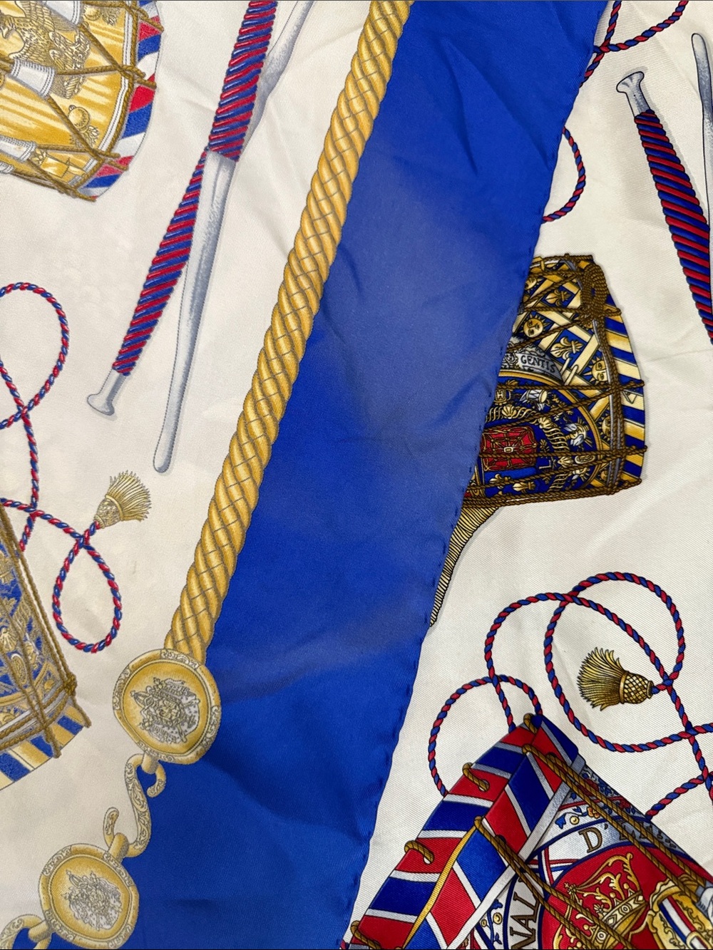 Hermes “Les Tambours” silk scarf - Picture 3 of 13